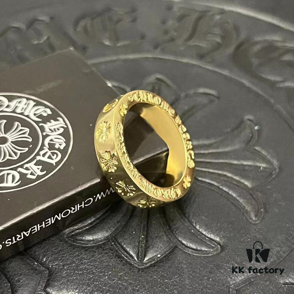 CHROME HEARTS High-Quality Croce 22K Eternal FOREVER Ring