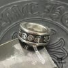 CHROME HEARTS High-End Version Cross FUCK YOU Rotating Ring