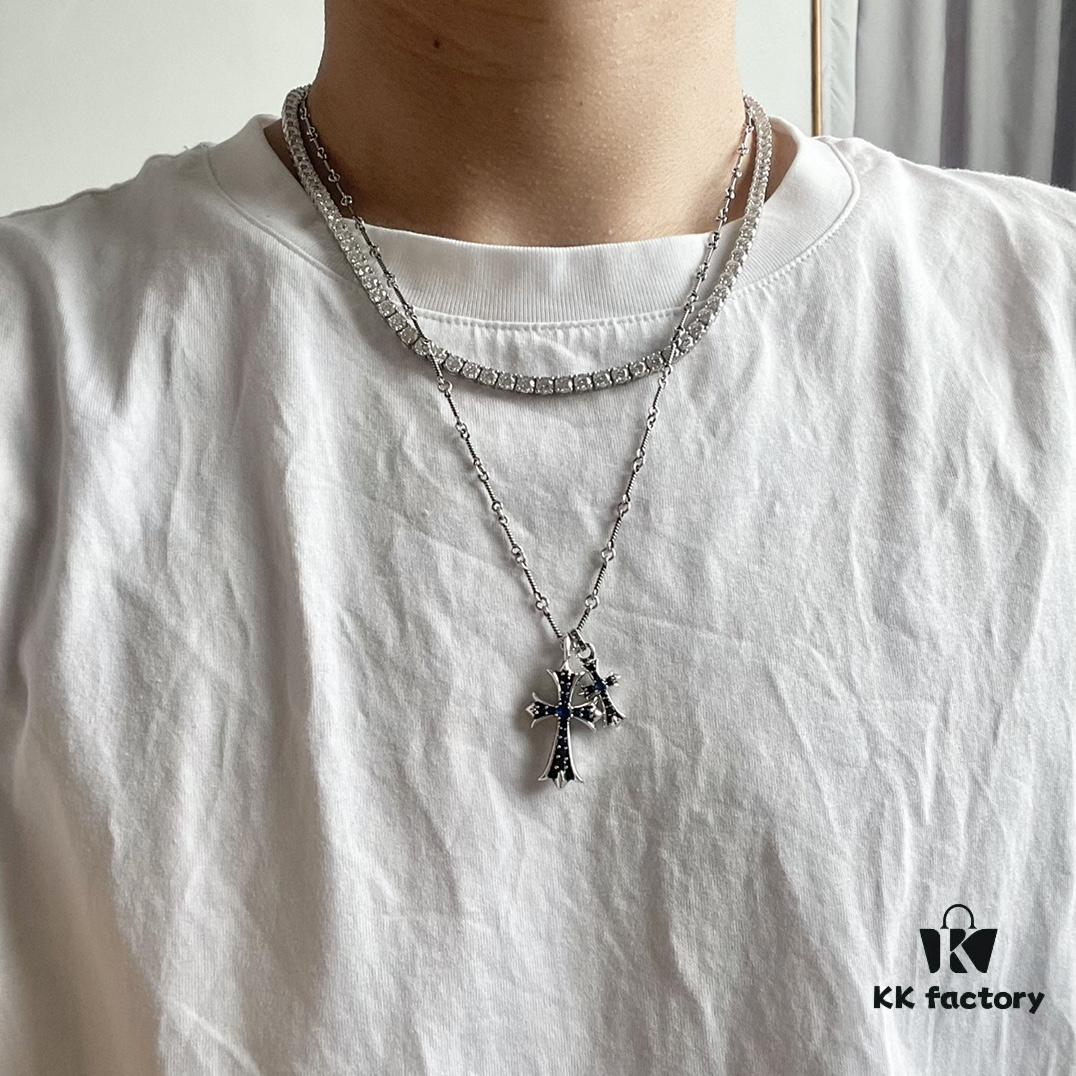 Chrome Hearts Double Cross Necklace