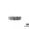Chrome Hearts Vintage Pure Silver 'Fuck' Lettering Couple Ring