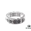 Chrome Hearts Vintage Pure Silver 'Fuck' Lettering Couple Ring