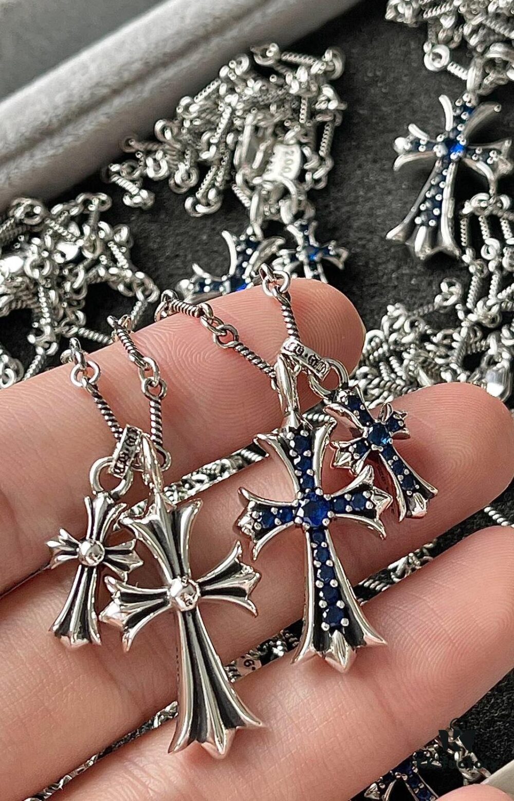 Chrome Hearts Double Cross Necklace