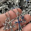 Chrome Hearts Double Cross Necklace
