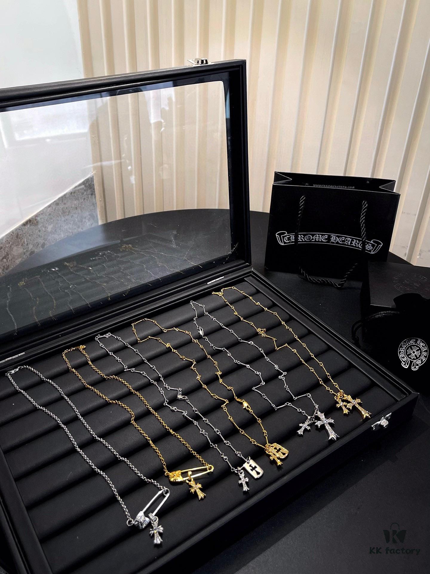 Necklace - 6 styles available, AB design with or without crystal embellishments