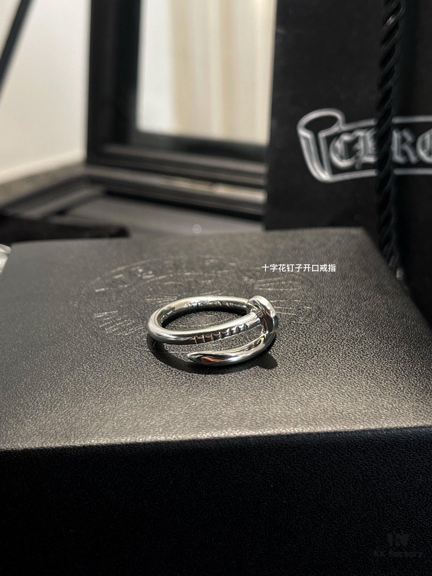 Cross Flower Double Layer Ring and Nail Ring, Open Design Super Stylish!