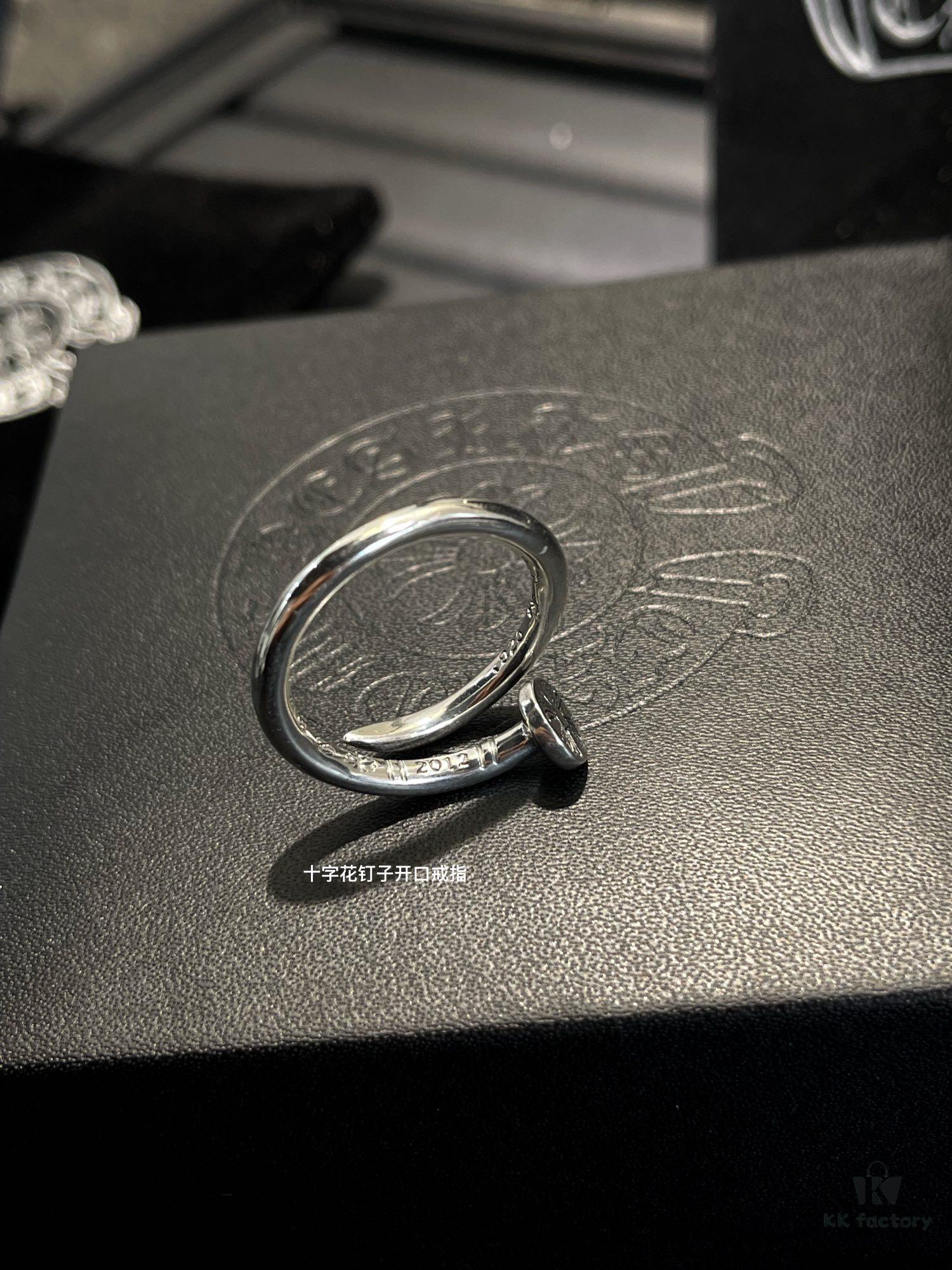 Cross Flower Double Layer Ring and Nail Ring, Open Design Super Stylish!