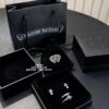 Chrome Hearts Celebrity Style Collection Classic 925 Sterling Silver Rings / Necklaces / Stud Earrings 18-Piece Set