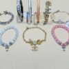 yyds Treasure Jewelry Chanel, Hermes, LV, West Grandma 👀 Chanel Wheat Bracelet, Double C Hollow Bracelet!!! Hermes Rabbit 🐰 Bracelet Infinite Rebuying Version LV Full Diamond Bracelet Asked for b Times Saturn Pearl Bracelet from West Grandma a Must-Have for All Girls Crocs Heart Cat's Eye Stone Bracelet Top Level