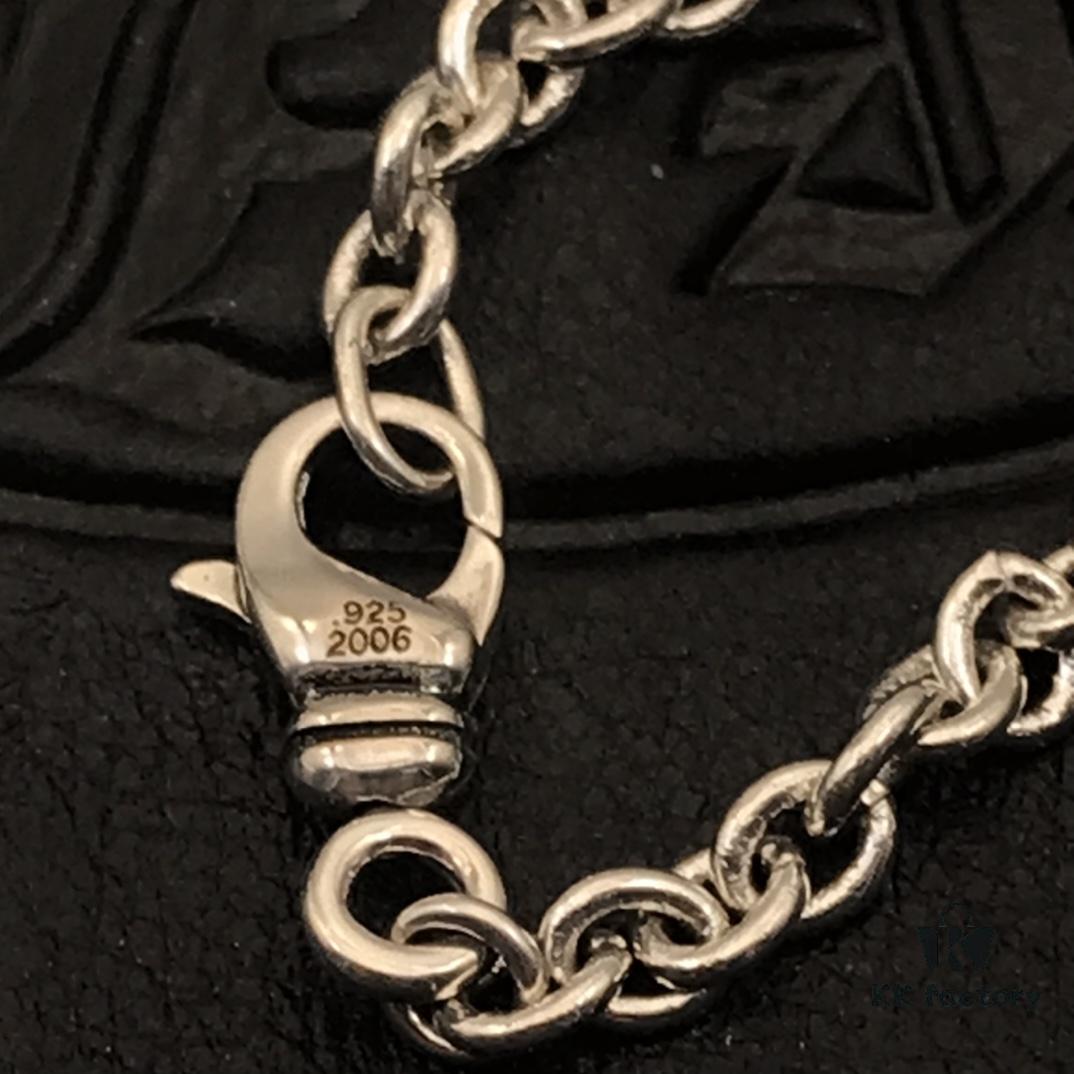 High-End Croxx Oversized Bullet Necklace with Thick Cross Chain, 50-70cm