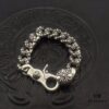 Chrome Hearts Lobster Clasp Large Bracelet, Accurate Pattern and Details, Difficult to Produce, Inner Cross Design Features a Ring of Engraved Text