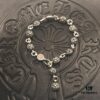 High-Version Chrome Hearts Cross Bead Bracelet, Original Horseshoe Clasp, Precise Details, Clear Engraving, Size 17 to 23 Available