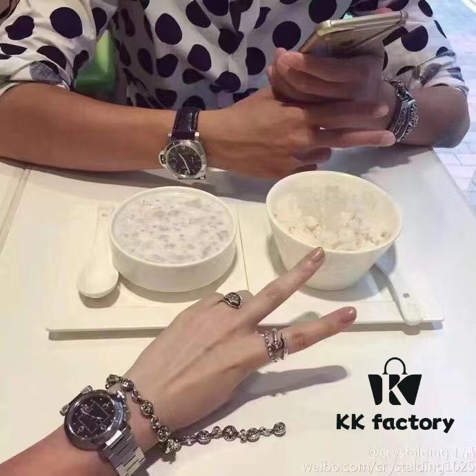 High-Version Chrome Hearts Cross Bead Bracelet, Original Horseshoe Clasp, Precise Details, Clear Engraving, Size 17 to 23 Available