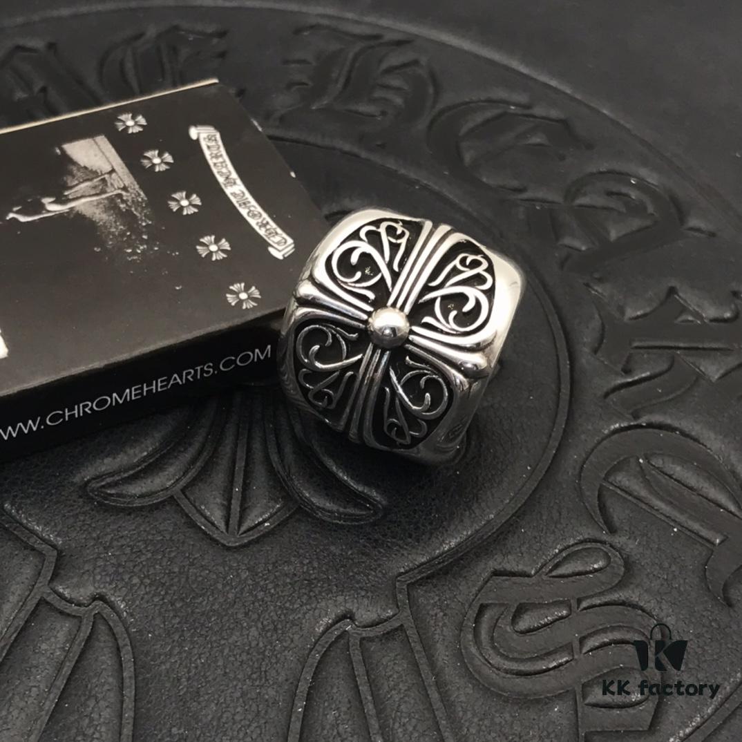 High Version Crocodile Heart Oversized Guardian Ring with Original Handwritten Engraving, Size 7-11