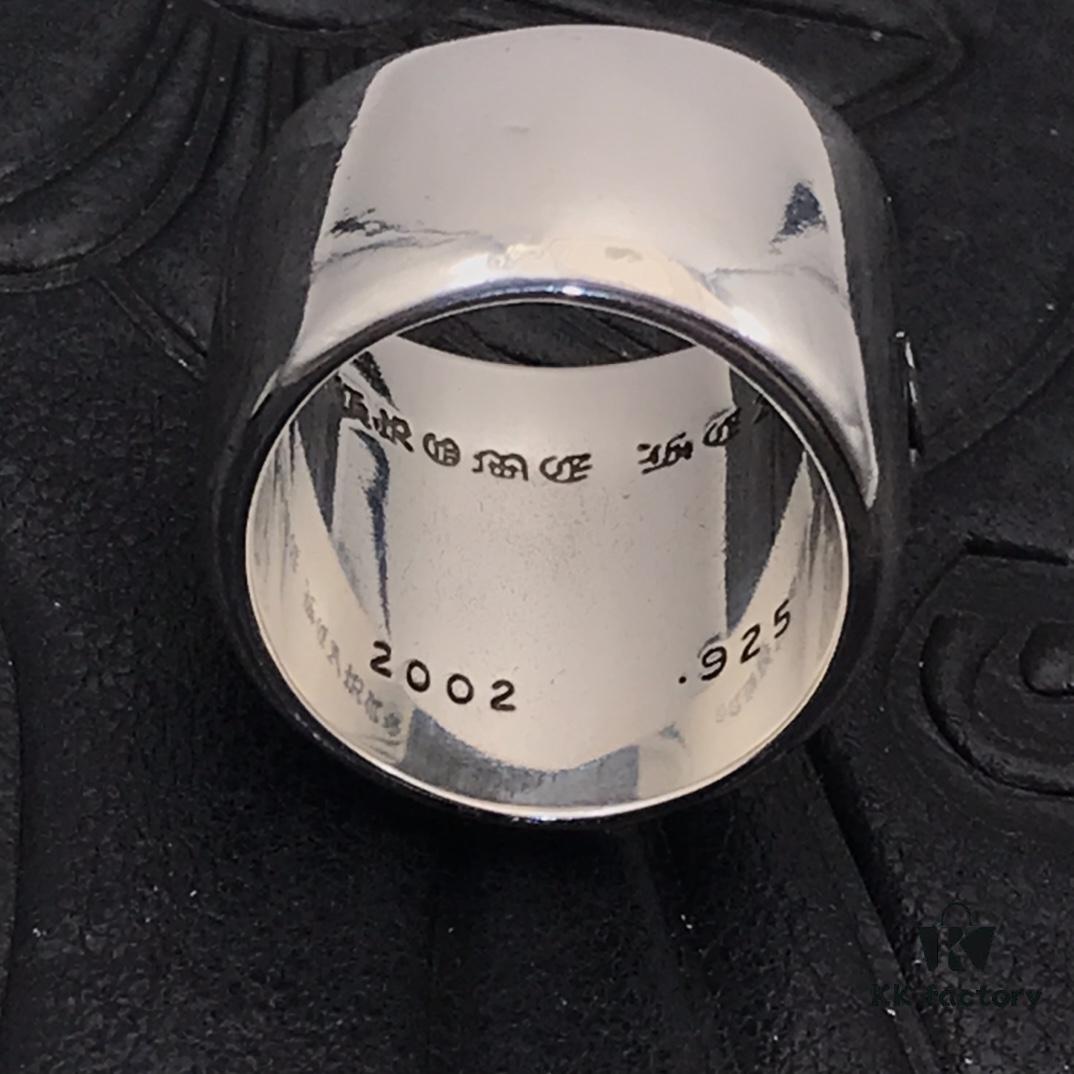 High Version Crocodile Heart Oversized Guardian Ring with Original Handwritten Engraving, Size 7-11