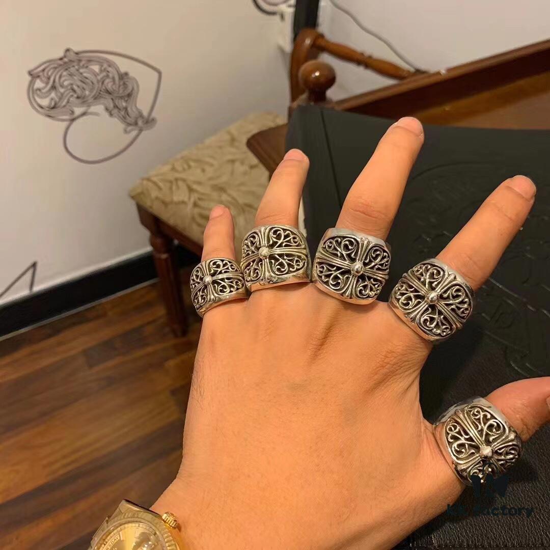 High Version Crocodile Heart Oversized Guardian Ring with Original Handwritten Engraving, Size 7-11