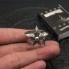 High-Grade Chrome Hearts Large Five-Point Star Ring, Precise Engraving, US Size 7 to 11 Available