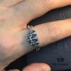 High-Version Chrome Hearts Mountain-Shaped Tombstone Crown Ring, Precise Engraving and Clear Lettering, Unisex Design, Available in US Sizes 5 to 11