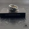 High Version Krone Mid-Size Guardian Ring, Authentic Handwritten Engraving Inside, Clear and Detailed Lettering, Unisex Design, Available in US Sizes 5 to 11