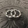 High-End Croxx Iris Wave Rib Bone Ring, Interior Engraved with Authentic Handwritten Font, Precise Detailing and Clear Engraving, Unisex Design, US Size 5 to 11 Available