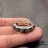 High-Version Chrome Hearts Single-Layer Full Cross Pattern Ring