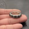 High-Version Chrome Hearts Single-Layer Full Cross Pattern Ring