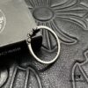 CHROME HEARTS High-Quality Cross Thirty-Character Floral Thin Ring