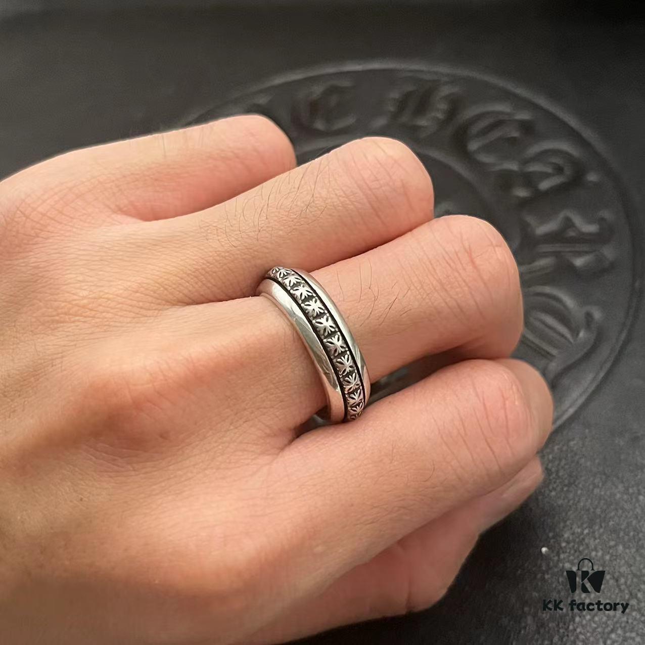 CHROME HEARTS High-Replication Cross Open Ring