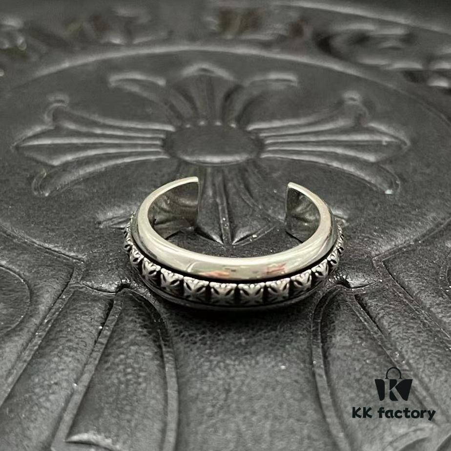 CHROME HEARTS High-Replication Cross Open Ring