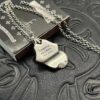 CHROME HEARTS High-Quality Crocodile Stone Large Tongue Necklace