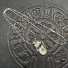 CHROME HEARTS High-Quality Crocodile Stone Large Tongue Necklace