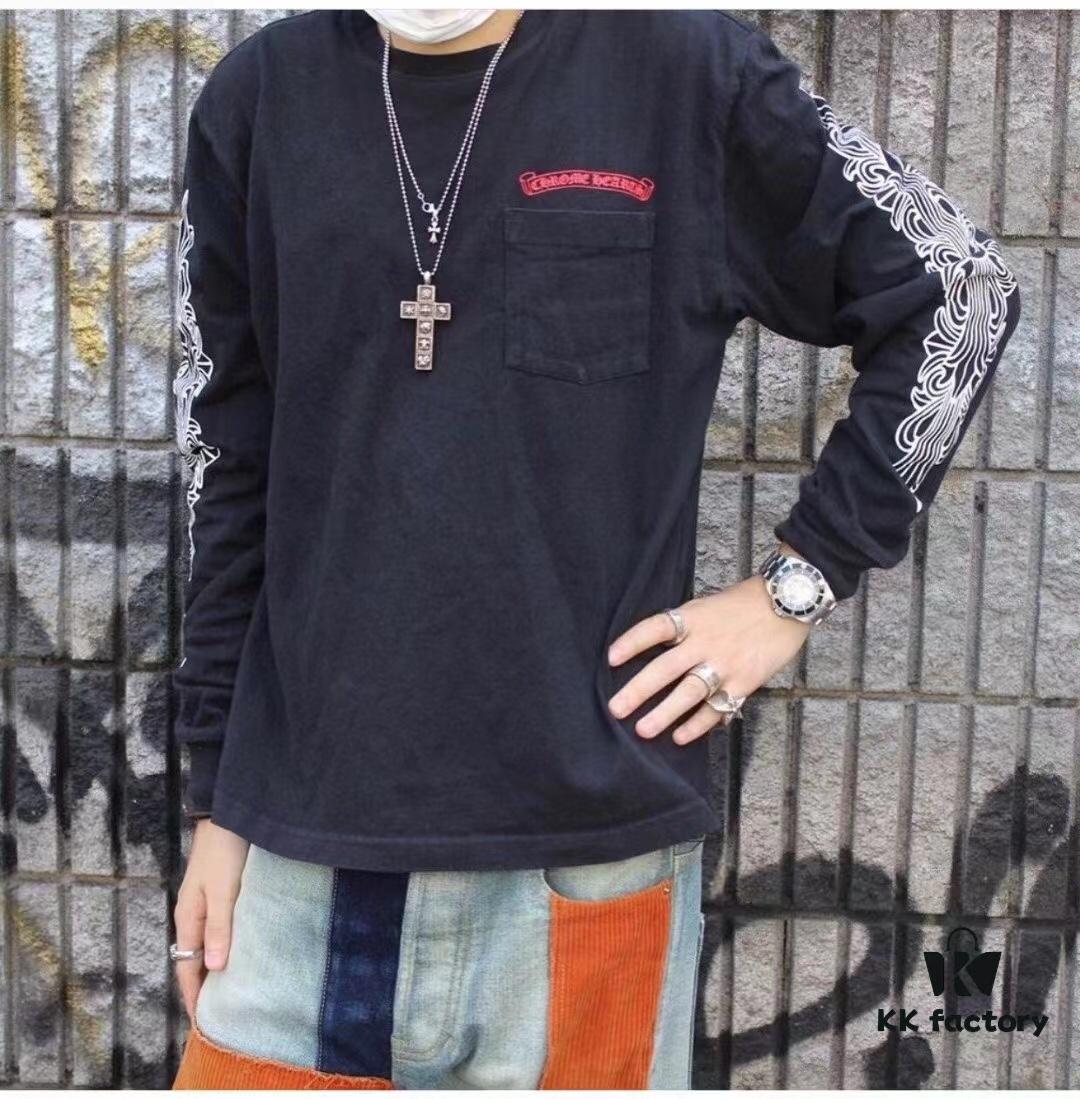 High-End Croxx Seven-Element Cross Pendant Paired with Classic Bead Chain, Available in 50-70cm Lengths