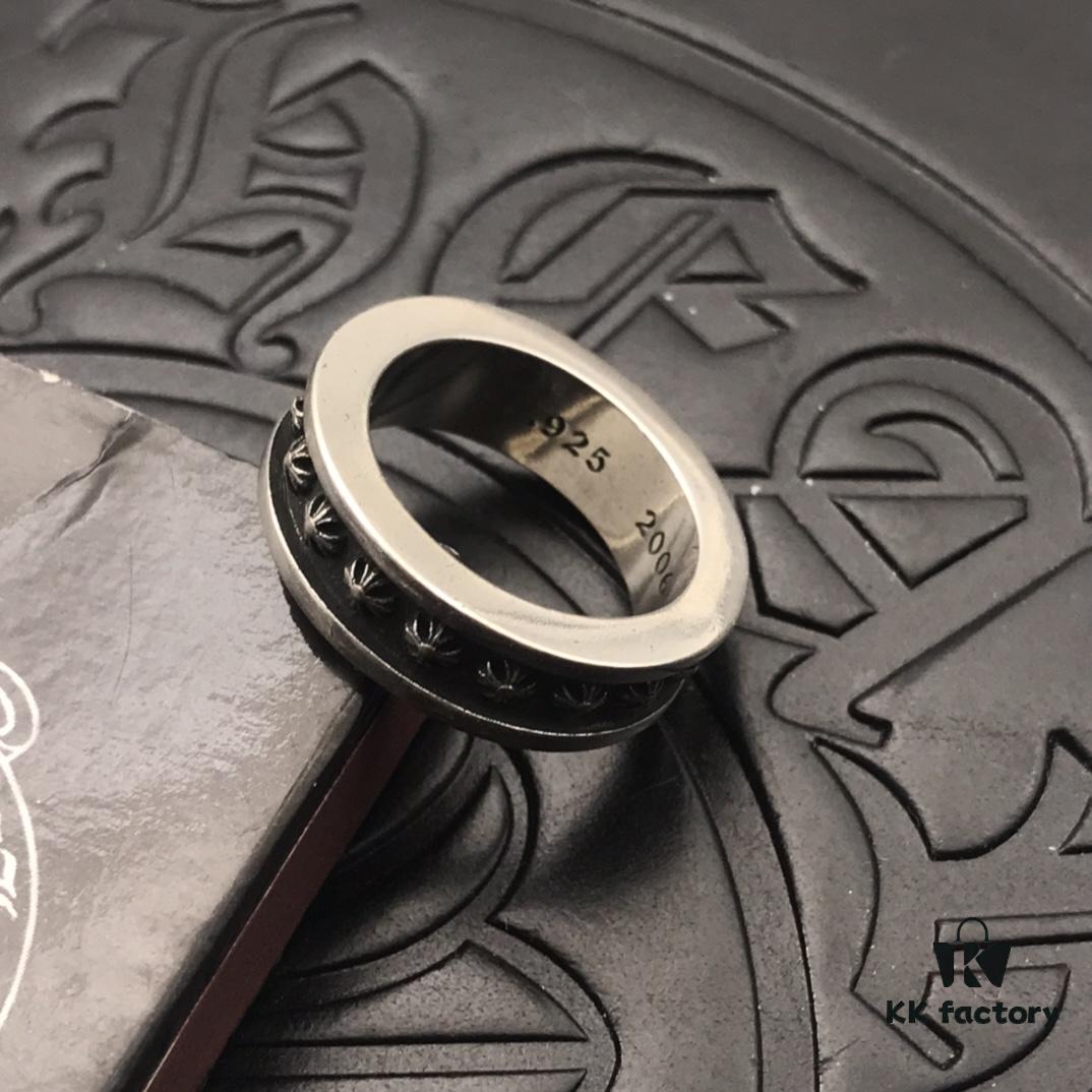 High-End Version Chrome Hearts MiniPlus Cross Ring