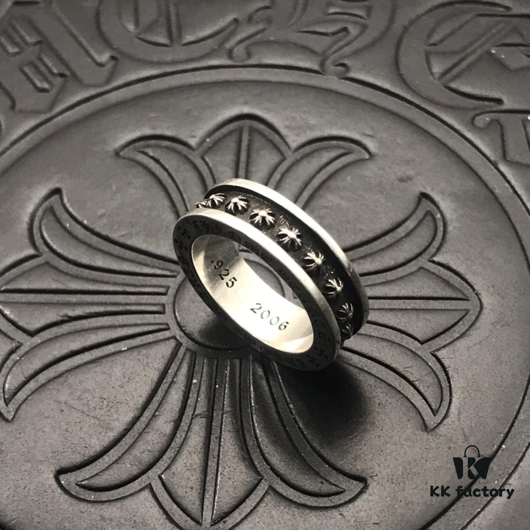 High-End Version Chrome Hearts MiniPlus Cross Ring
