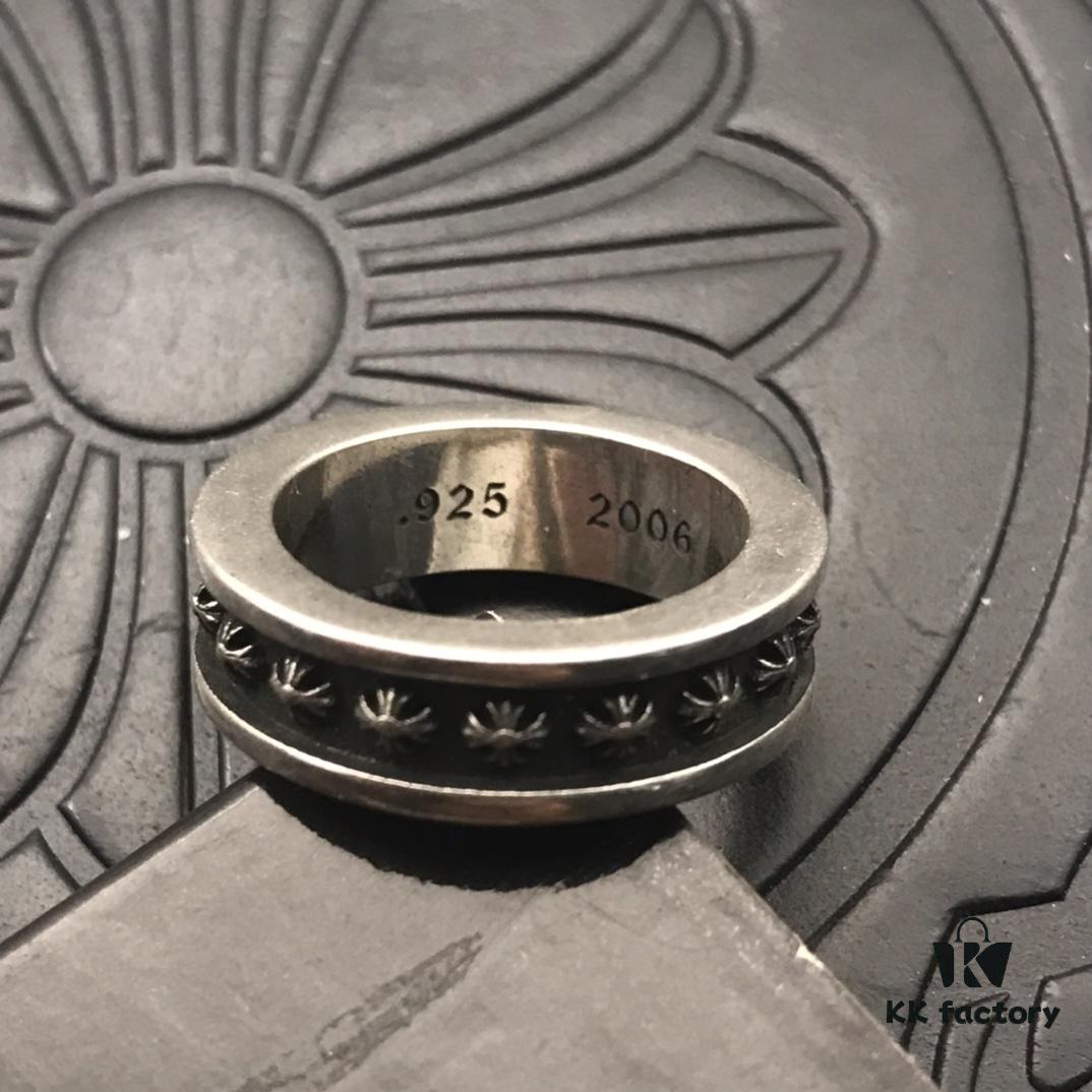 High-End Version Chrome Hearts MiniPlus Cross Ring