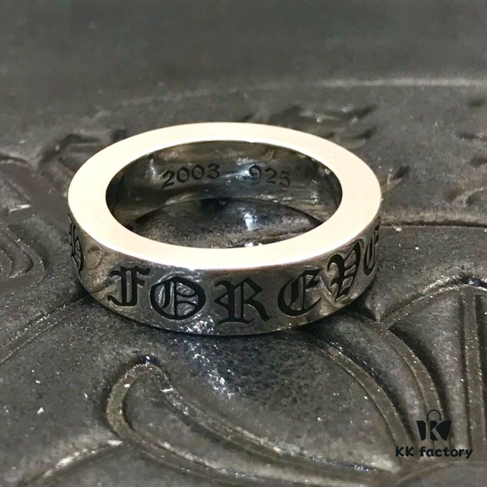 High-Version Croxx Popular FOREVER Eternal Ring, Precise Engraving and Distinctive Design