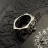 High-Grade Chrome Hearts Cut Corner Cross Ring