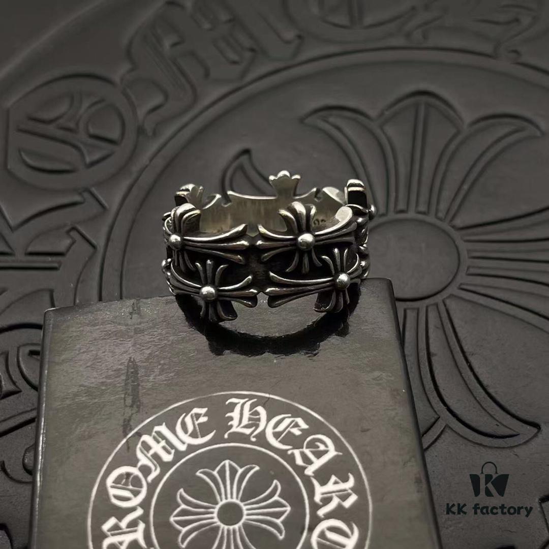 CHROME HEARTS High-Replication Cross Ring