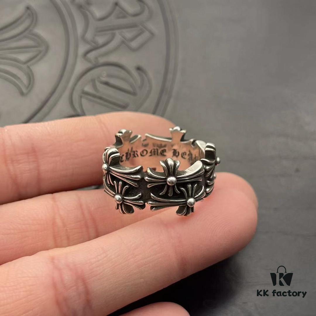 CHROME HEARTS High-Replication Cross Ring