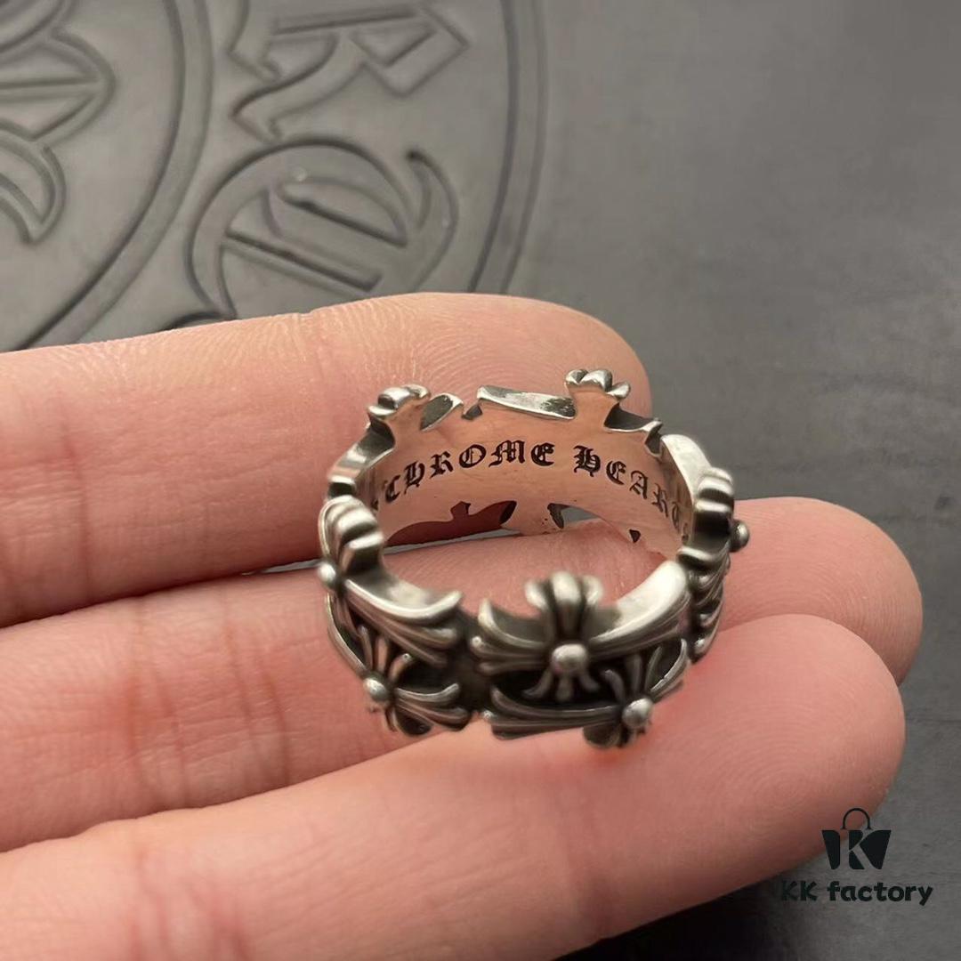 CHROME HEARTS High-Replication Cross Ring