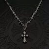 High-Version Chrome Hearts Cross Retractable Adjustable Integrated Chain, Popular Style Worn by Many Influencers, Total Length 65cm