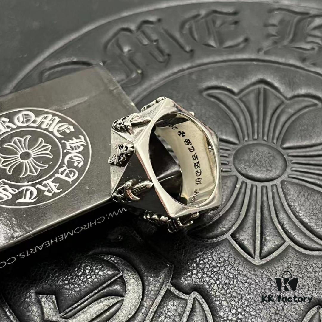 CHROME HEARTS High-End Faceted Ring