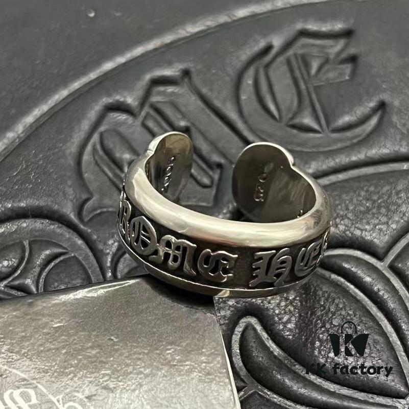 CHROME HEARTS High-Quality Open Scroll Ring