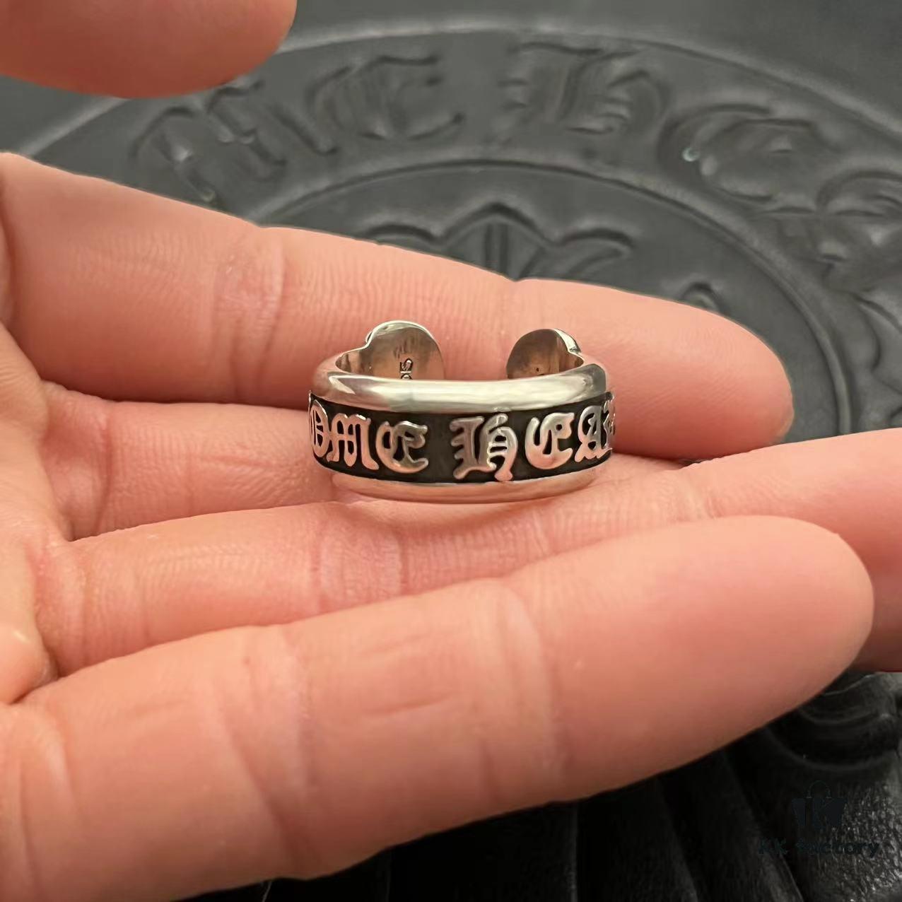 CHROME HEARTS High-Quality Open Scroll Ring