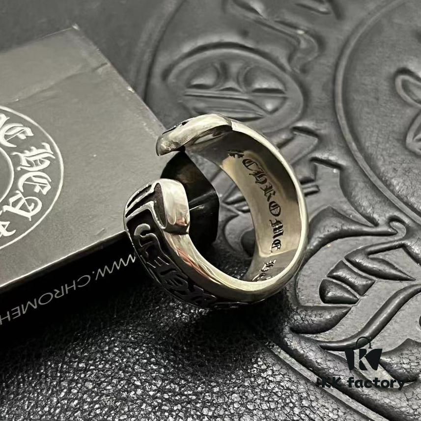 CHROME HEARTS High-Quality Open Scroll Ring