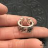 CHROME HEARTS High-Quality Open Scroll Ring