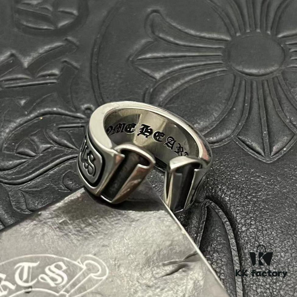 CHROME HEARTS High-Quality Open Scroll Ring