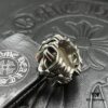 CHROME HEARTS High-Quality Crossbones Square Skull Ring