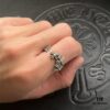 CHROME HEARTS High-Quality Open Cross Ring
