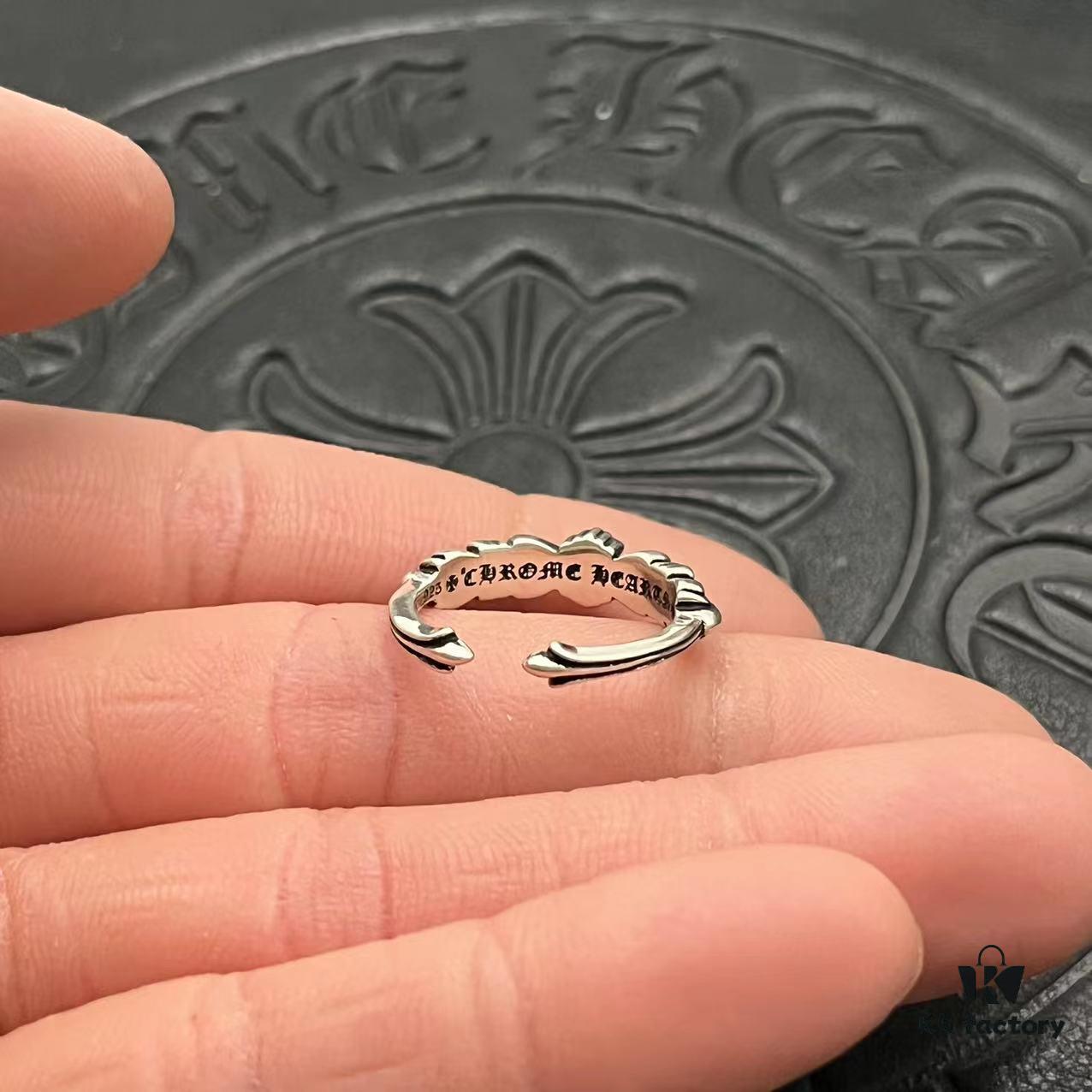 CHROME HEARTS High-Quality Cross Open Ring