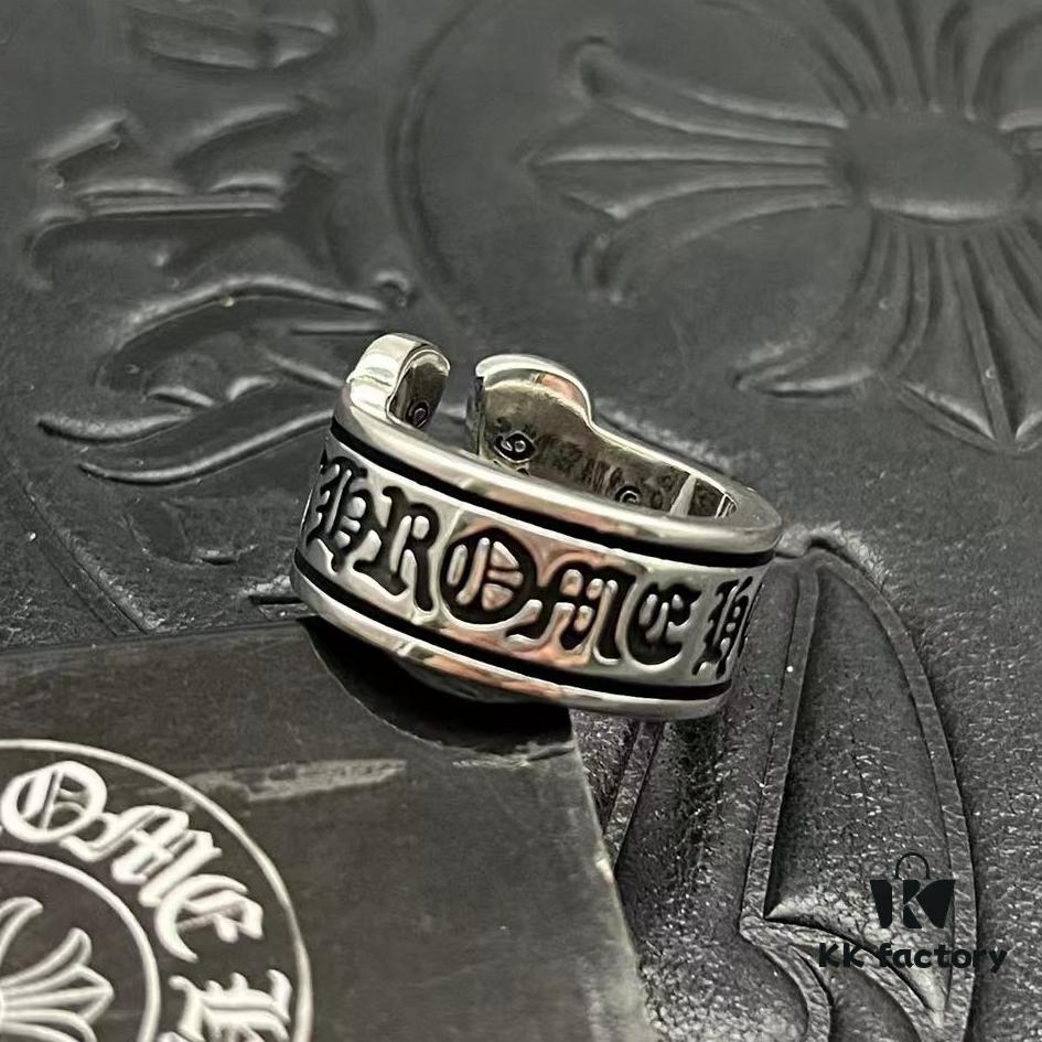 CHROME HEARTS High-Quality Open Scroll Ring